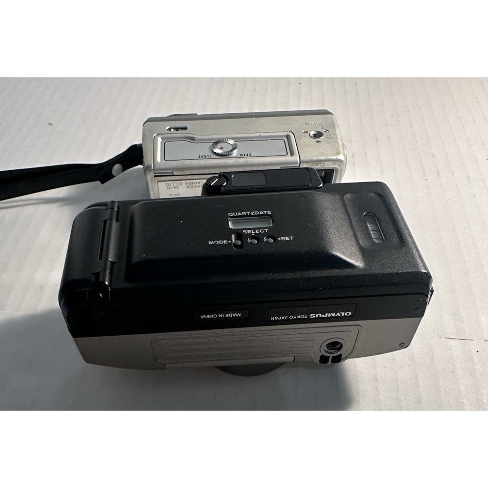 Olympus Accura View 80, Minolta-16 EE, FinePix S3200 Film & Digital Camera Lot